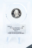 2004-S PCGS PR69DCAM Silver Wisconsin State Quarter Proof 25C