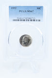 1952-P PCGS MS67 Roosevelt Dime Business Strike 10C