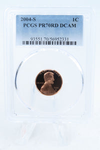 2004-S PCGS PR70DCAM Lincoln Memorial Cent Proof 1C