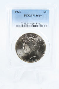 1925-P PCGS MS64+ Peace Dollar Business Strike