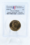 2008-D PCGS SP69 James Monroe Position B Presidential Dollar Satin Finish
