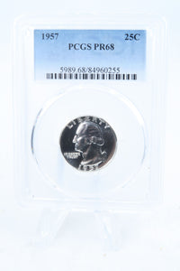 1957-P PCGS PR68 Washington Quarter Proof 25C