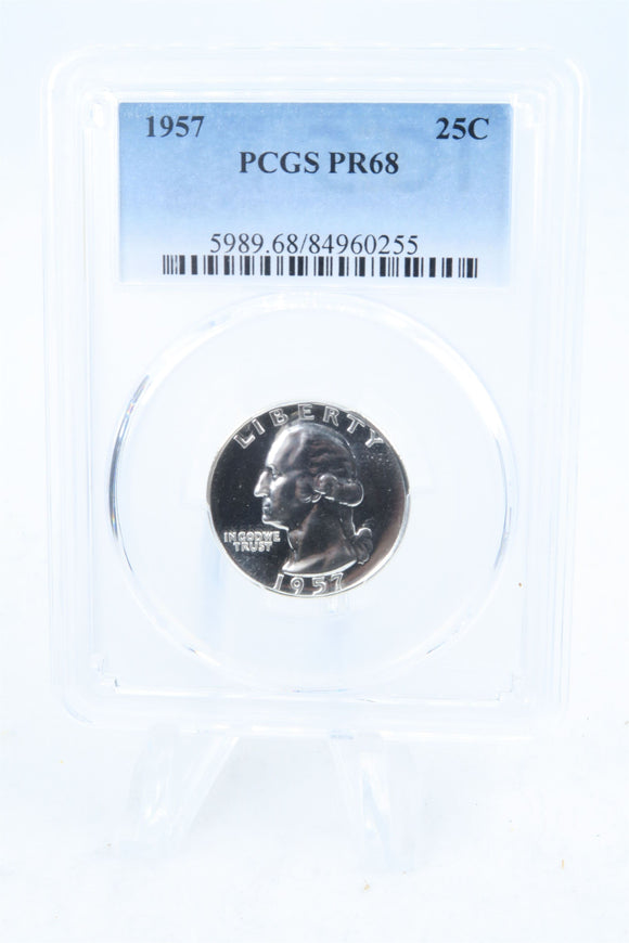 1957-P PCGS PR68 Washington Quarter Proof 25C