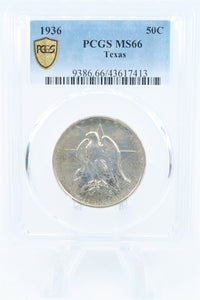 1936-P PCGS MS66 Texas Classic Commemorative Half Dollar 50C