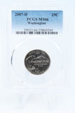 2007-D PCGS MS66 Washington State Quarter Business Strike 25C