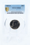 1985-D PCGS MS66 Washington Quarter Business Strike 25C