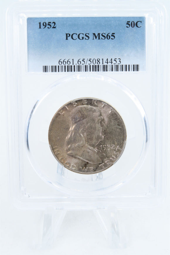 1952-P PCGS MS65 Franklin Half Dollar Business Strike 50C