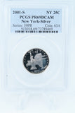 2001-S PCGS PR69DCAM Silver New York State Quarter Proof 25C *Toning