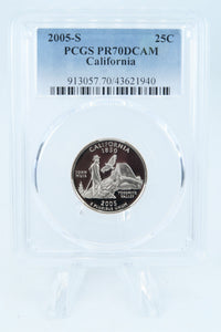 2005-S PCGS PR70DCAM California State Quarter Proof 25C