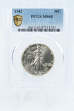 1942-P PCGS MS65 Walking Liberty Half Dollar Business Strike 50C