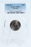 2004-D PCGS MS67 Florida State Quarter Business Strike 25C