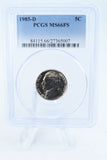 1985-D PCGS MS66FS Jefferson Nickel Full Steps Business Strike 5C