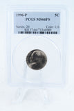 1996-P PCGS MS66FS Jefferson Nickel Full Steps Business Strike 5C