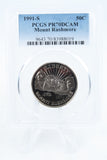 1991-S PCGS PR70DCAM Mount Rushmore Commemorative Proof 50C