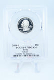 2004-S PCGS PR70DCAM Silver Iowa State Quarter Proof 25C