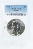 1976-S PCGS MS68 Silver Eisenhower Ike Dollar Business Strike