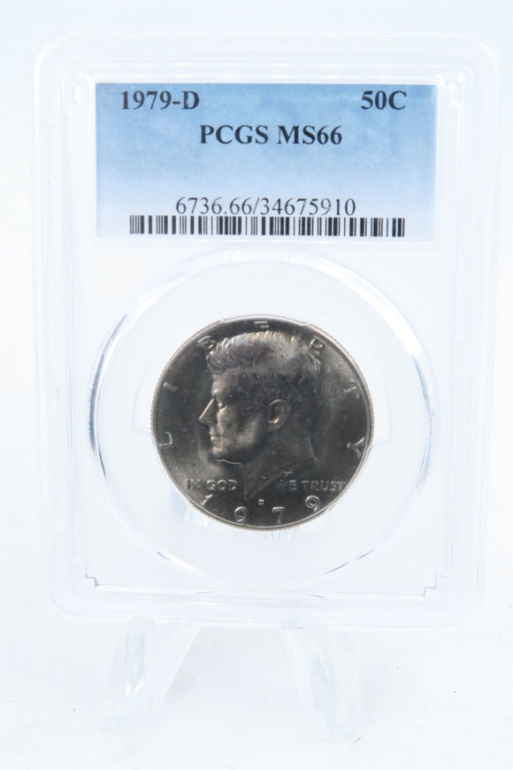 1979-D PCGS MS66 Kennedy Half Dollar Business Strike 50C
