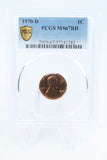 1970-D PCGS MS67RD Lincoln Memorial Cent Business Strike 1C
