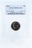 1962-P PCGS PR69CAM Jefferson Nickel Proof 5C