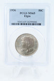 1936-P PCGS MS65 Elgin Classic Commemorative Half Dollar 50C
