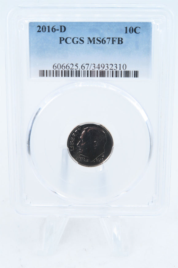 2016-D PCGS MS67FB Roosevelt Dime Business Strike 10C