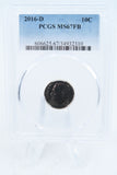 2016-D PCGS MS67FB Roosevelt Dime Business Strike 10C