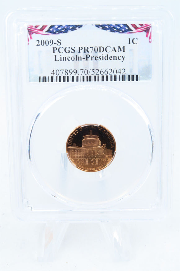 2009-S PCGS PR70DCAM Lincoln-Presidency Lincoln Cent Proof 1C