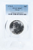 1976-S PCGS MS67 Silver Kennedy Half Dollar Business Strike 50C