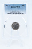 1913-P PCGS AU55 Barber Dime Business Strike 10C
