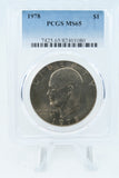 1978-P PCGS MS65 Eisenhower Ike Dollar Business Strike