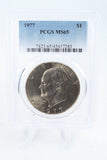 1977-P PCGS MS65 Eisenhower Ike Dollar Business Strike