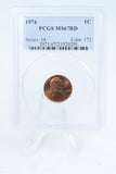 1974-P PCGS MS67RD Lincoln Memorial Cent Business Strike 1C