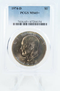 1974-D PCGS MS65+ Eisenhower Ike Dollar Business Strike