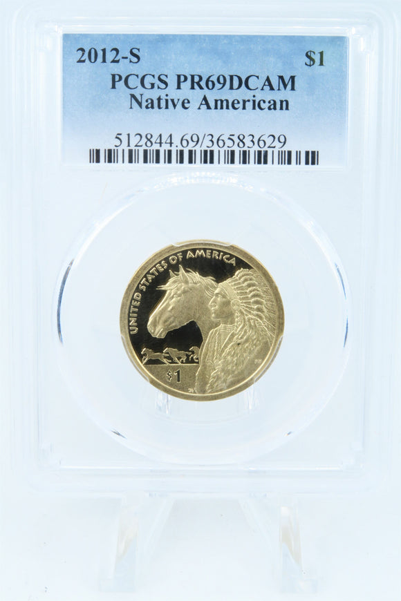 2012-S PCGS PR69DCAM Native American Dollar Proof