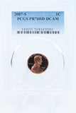 2007-S PCGS PR70DCAM Lincoln Memorial Cent Proof 1C
