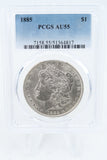 1885-P PCGS AU55 Morgan Dollar Business Strike