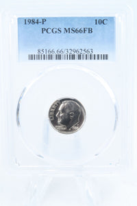 1984-P PCGS MS66FB Roosevelt Dime Business Strike 10C