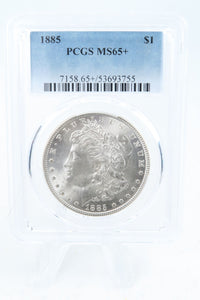 1885-P PCGS MS65+ Morgan Dollar Business Strike