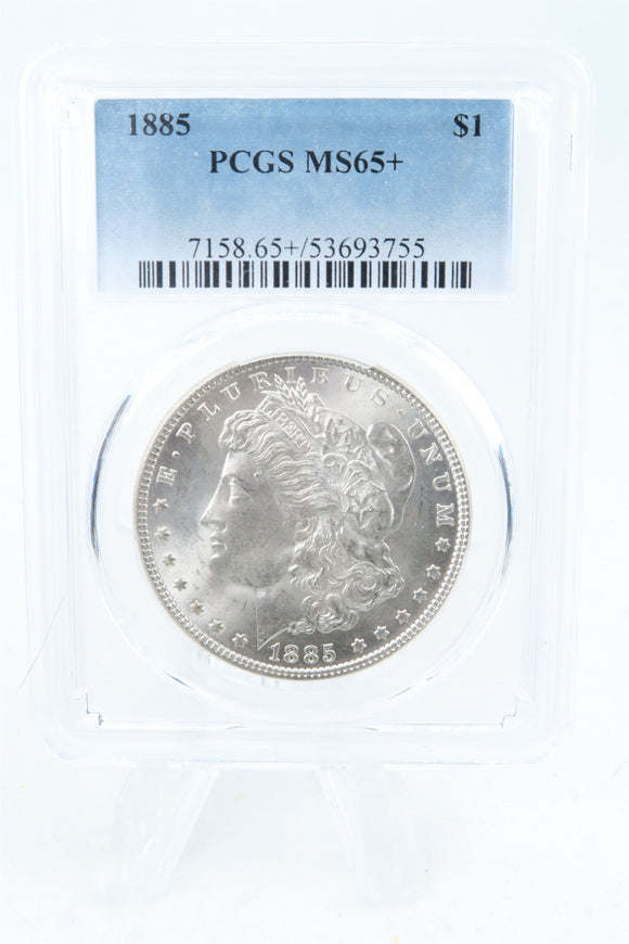 1885-P PCGS MS65+ Morgan Dollar Business Strike