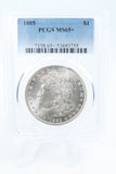 1885-P PCGS MS65+ Morgan Dollar Business Strike