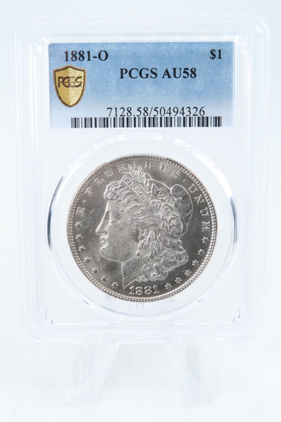 1881-O PCGS AU58 Morgan Dollar Business Strike