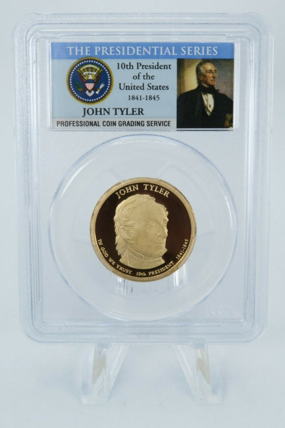 2009-S PCGS PR69DCAM John Tyler Presidential Dollar Proof