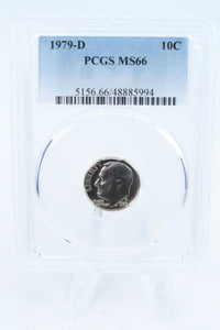 1979-D PCGS MS66 Roosevelt Dime Business Strike 10C