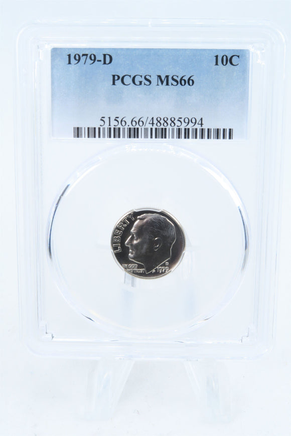 1979-D PCGS MS66 Roosevelt Dime Business Strike 10C