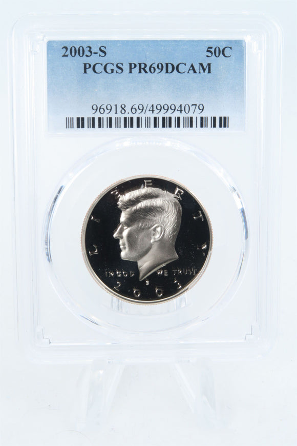 2003-S PCGS PR69DCAM Kennedy Half Dollar Proof 50C