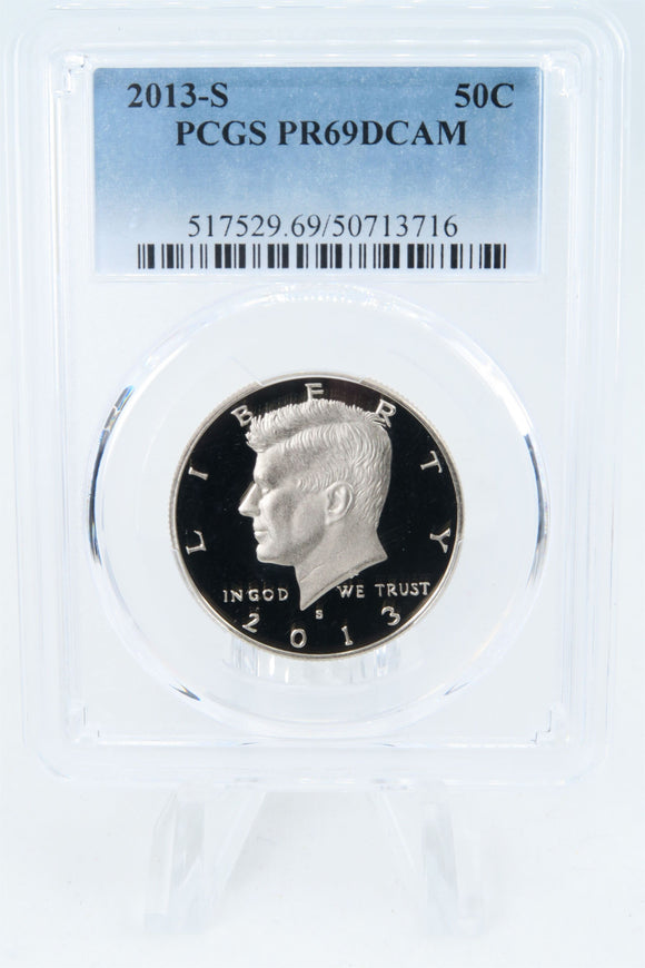 2013-S PCGS PR69DCAM Kennedy Half Dollar Proof 50C