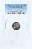 1950-P PCGS MS66FB Roosevelt Dime Business Strike 10C