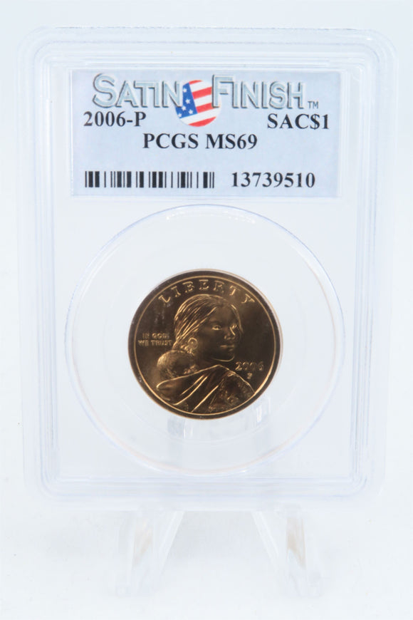 2006-P PCGS SP69 Sacagawea Dollar Satin Finish