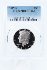 2019-S PCGS PR70DCAM Kennedy Half Dollar Proof 50C