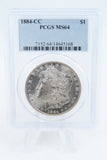 1884-CC PCGS MS64 Morgan Dollar Business Strike